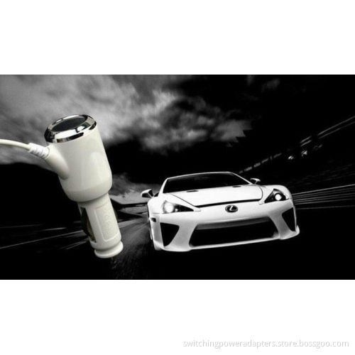 5.1volt 2100ma Apple Lightning Car Charger With Iphone5 Cable Connector